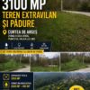 Teren 3100 mp si padure in Curtea de Arges zona Cuza Voda